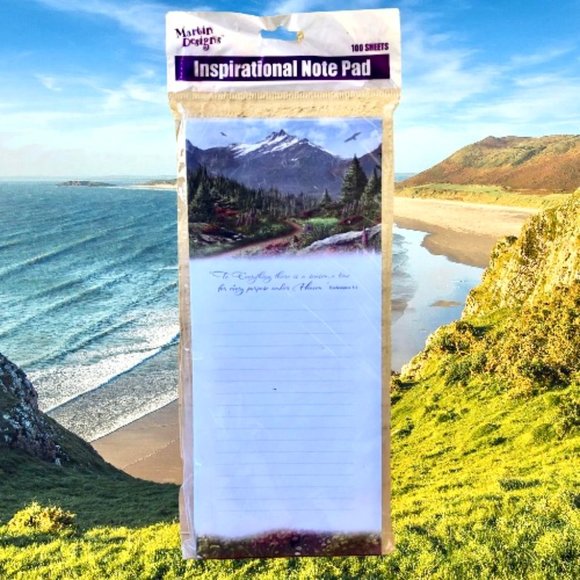 Inspirational Note Pad 100 Sheets Bible TO EVERYTHING THERE IS A SEASON New - Picture 5 of 11